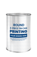 Hộp Thiếc In Đựng Trà 400gr D401 (Φ99x142)